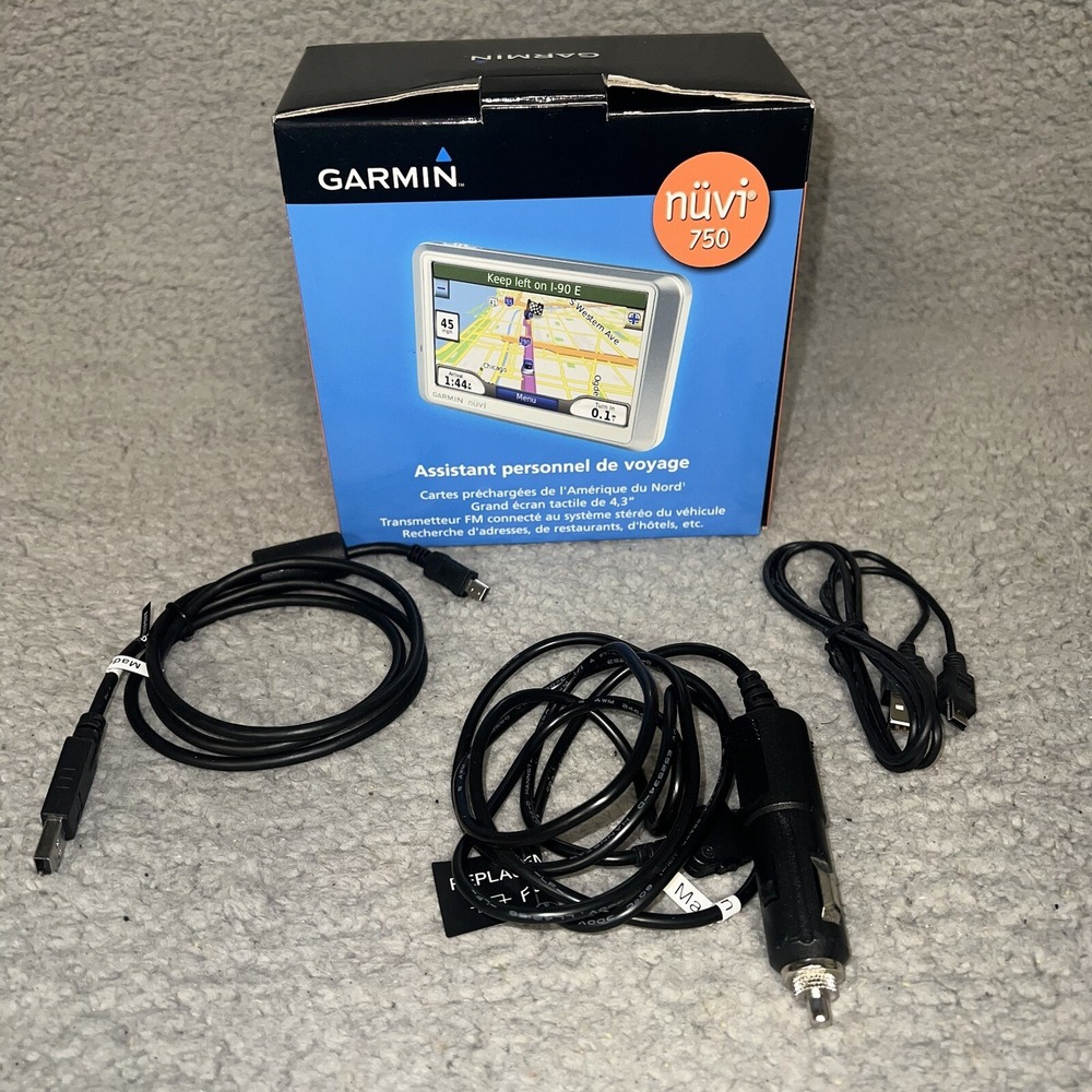 Garmin Nuvi 750 with 4.3 in. Touchscreen GPS Personal Travel Assistant